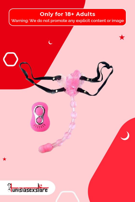 Wearable Butterfly Whip Anal Vagina Stimulator SO-003