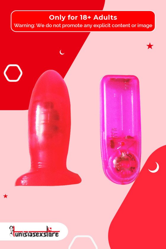 Crystal Anal Butt Plug Vibrating AD-013