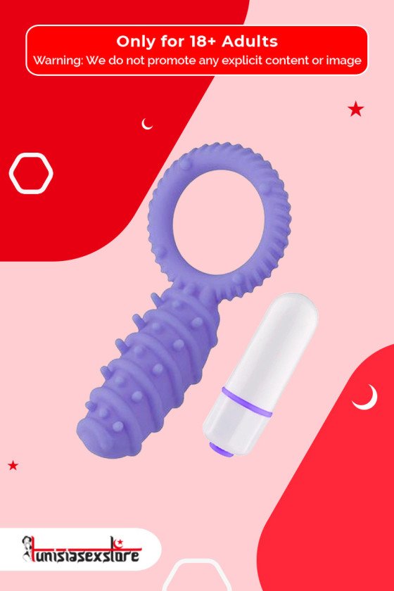 Clitoral Banger Spikes Premium Cockring With Bullet CR-015