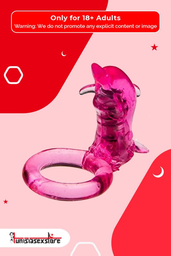 Dolphin Cock Ring Vibrator CR-005