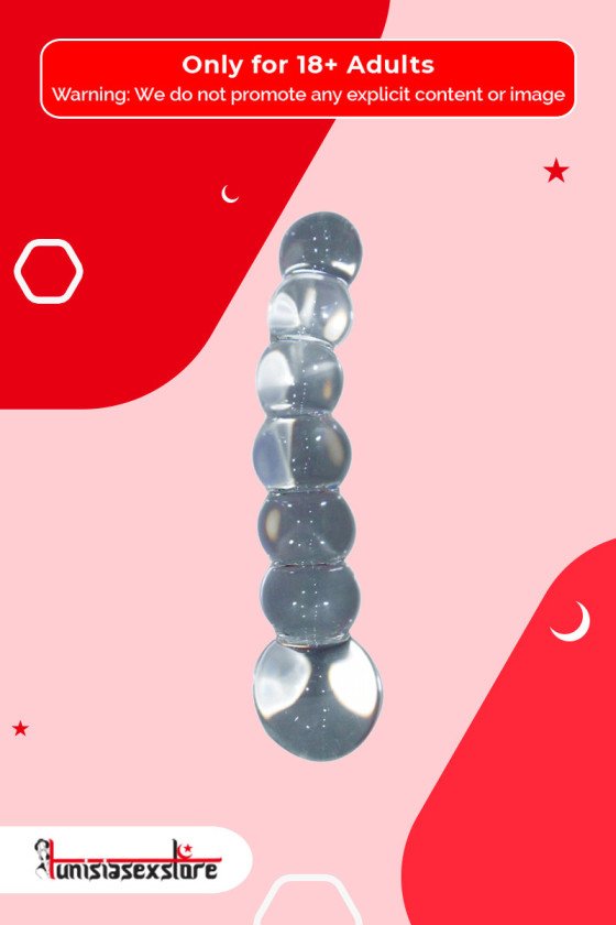 Ultra Beaded Crystal Glass dildo GD-008