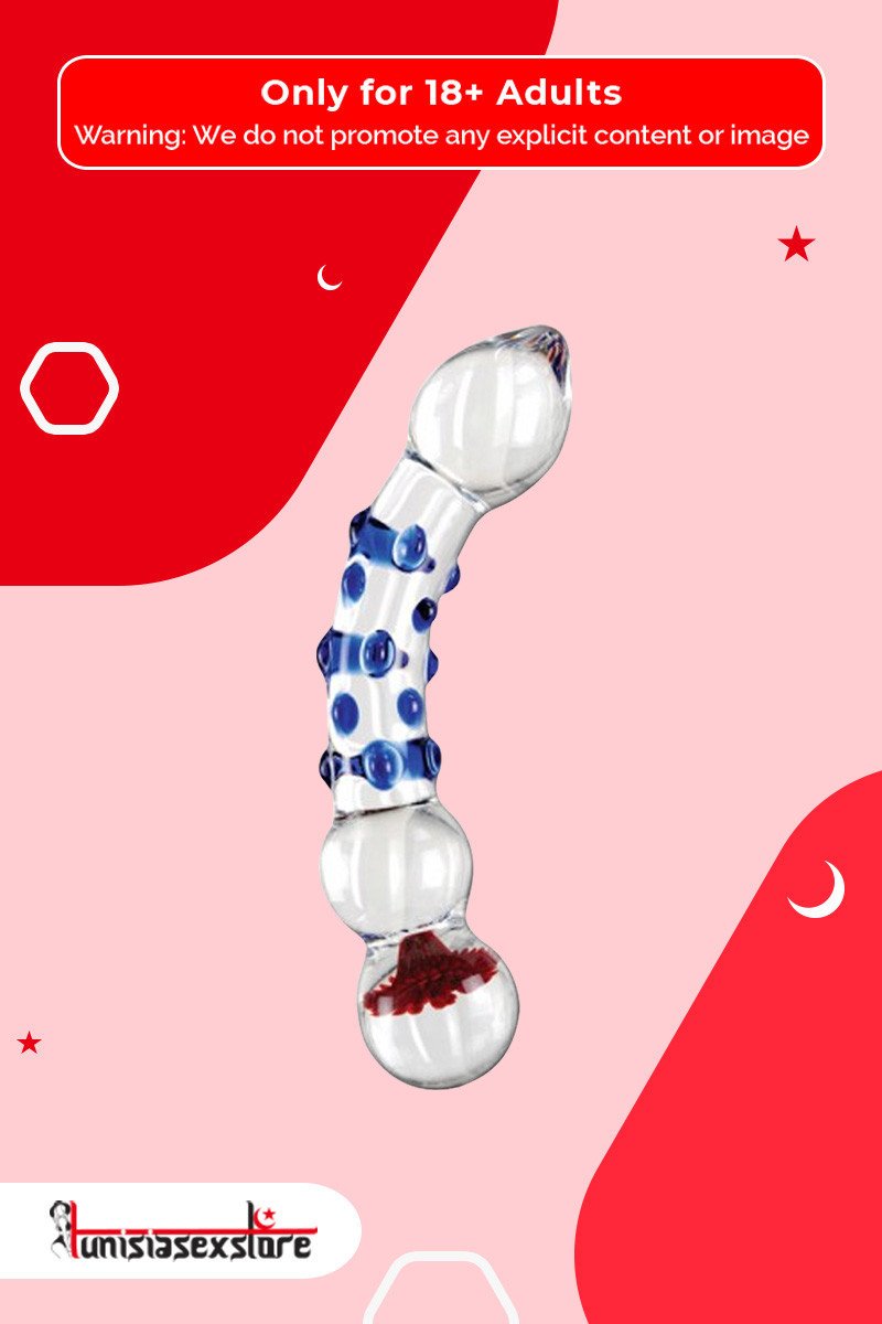 Flower Crystal Glass Dildo Sex Toy GD-003