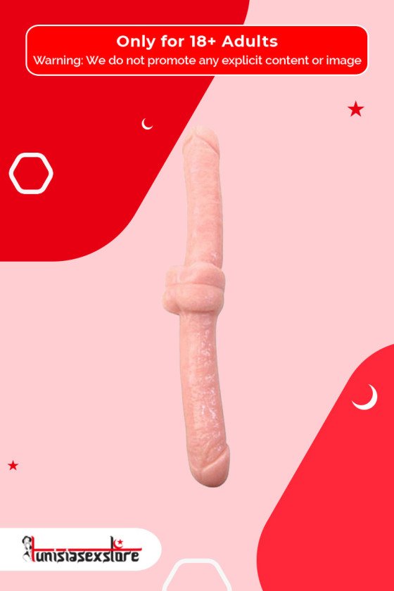 Realistic Double Dong Penis Shaped End Realistic Non Vibrator RSNV-015