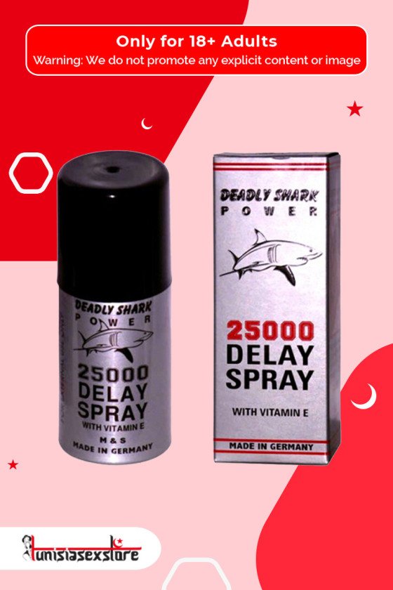 Deadly Shark 25000 Delay Spray for Men with Vitamin E DTZ-007