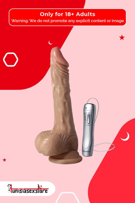 Sex Flesh MultiSpeed Maddox Vibrating Realistic Vibrator with SuctionV3 RSV-046