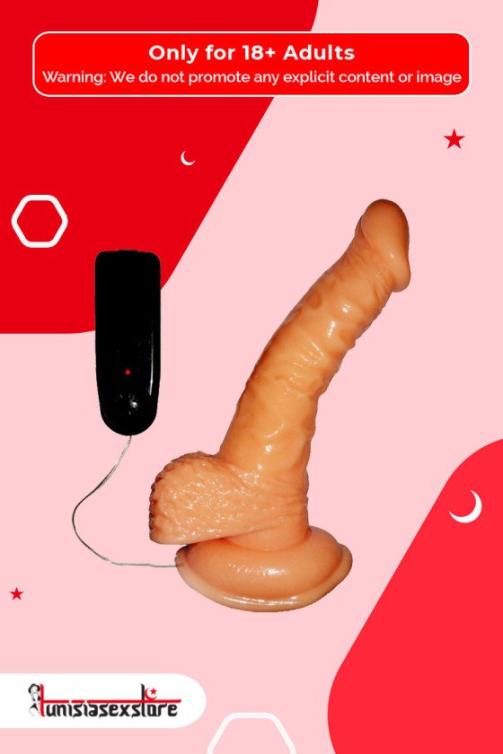 Whoppers Curved Vibrating Suction Cup Dildo RSV-078