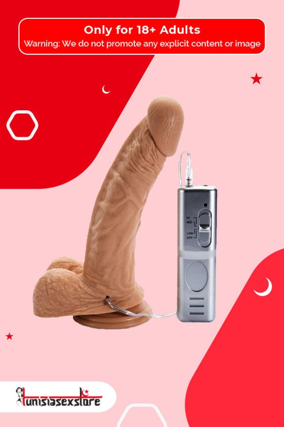 Realistic Dildo Vibrator with Suction Cup 7 Inch RSV-076