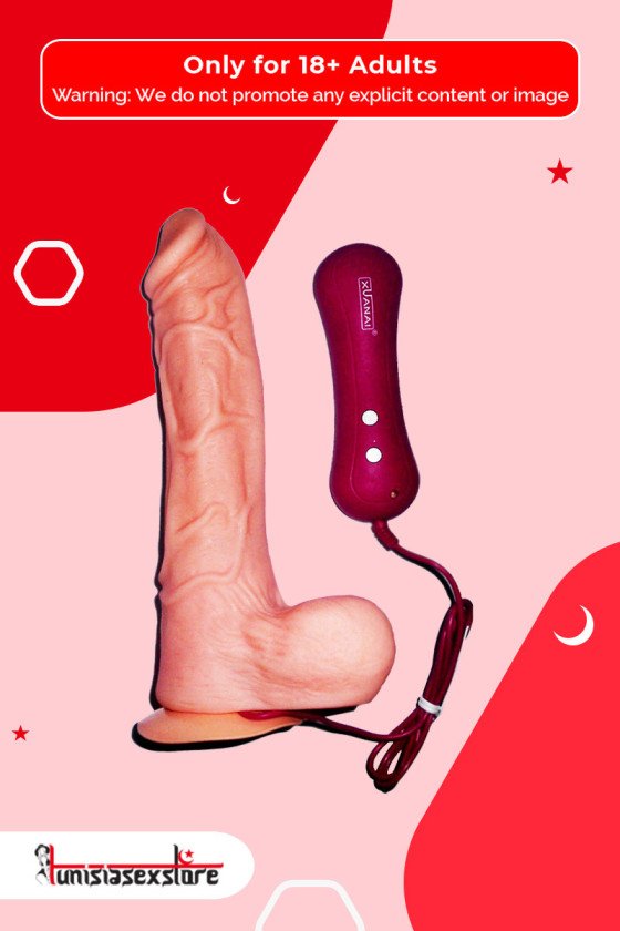 Sex Flesh MultiSpeed Maddox Realistic Vibrator with SuctionV5 RSV-051