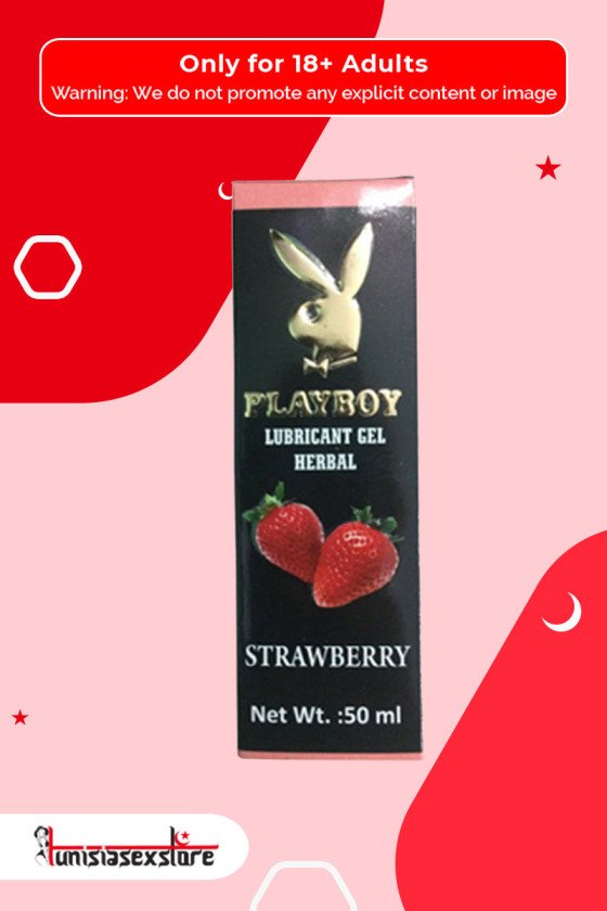 Playboy Lubricant Water Based Gel - Strawberry Flavoured CGS-034