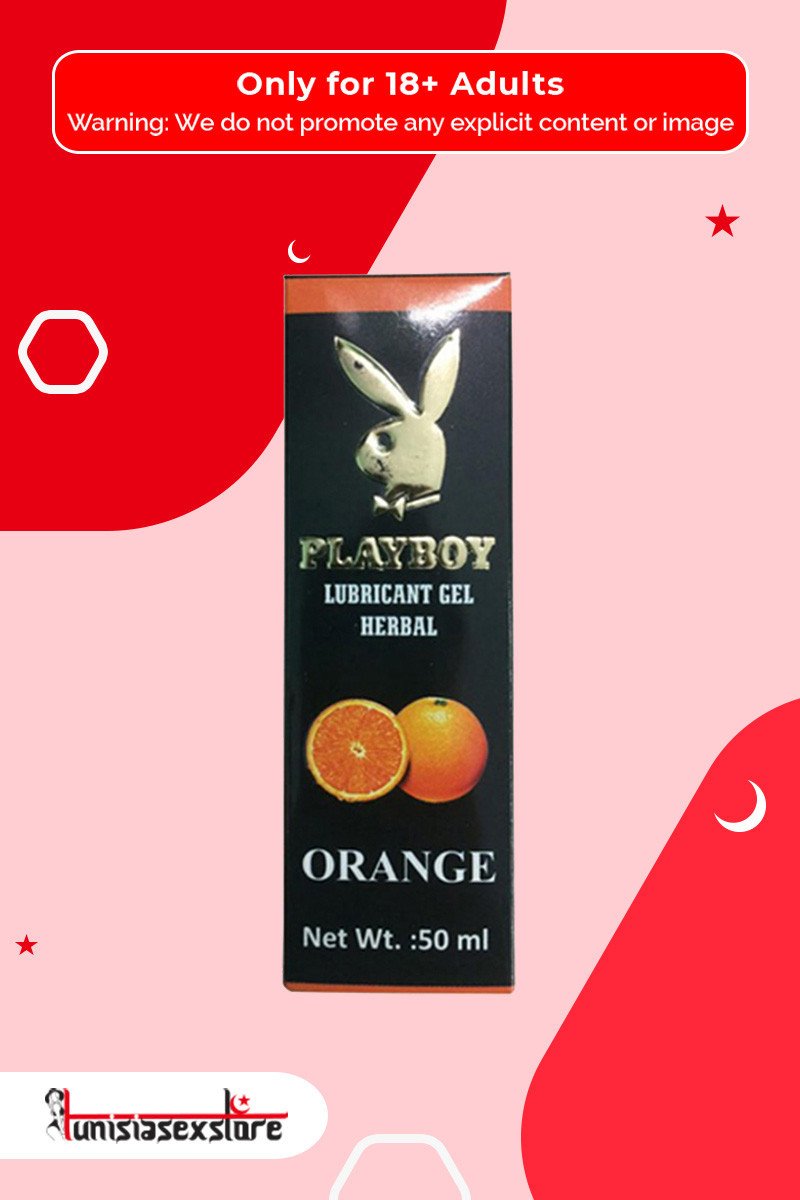 Playboy Lubricant Water Based Gel - Orange Flavoured CGS-033