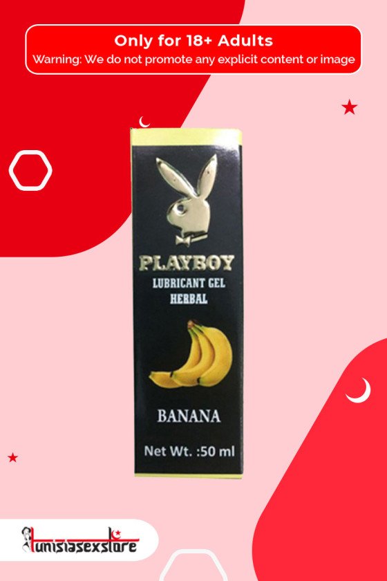 Playboy Lubricant Water Based Gel - Banana Flavoured CGS-031