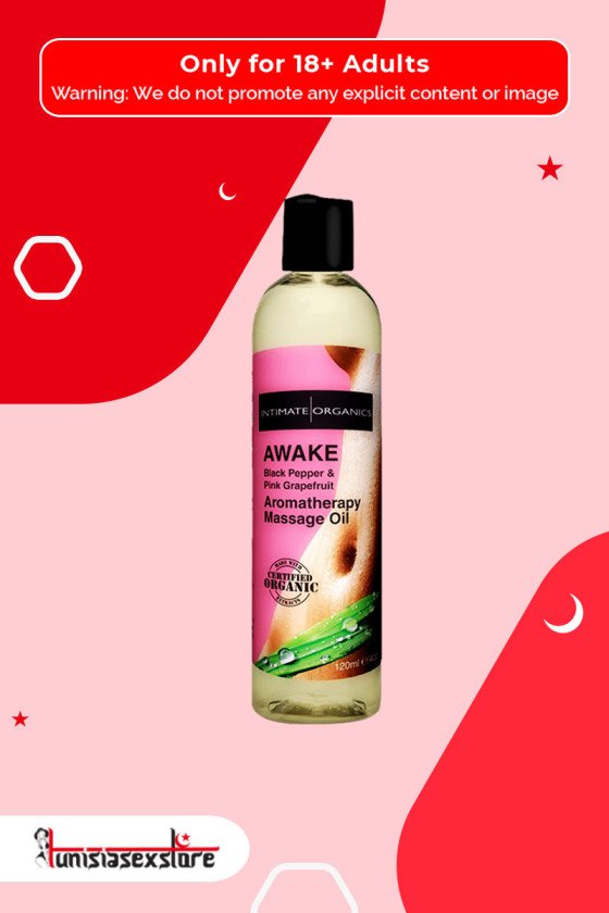 AWAKE AROMATHERAPY MASSAGE OIL - Black Pepper 120ml CGS-015